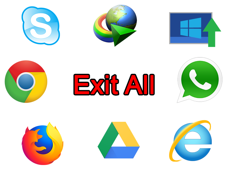 Exit all apps that will use internet traffic
