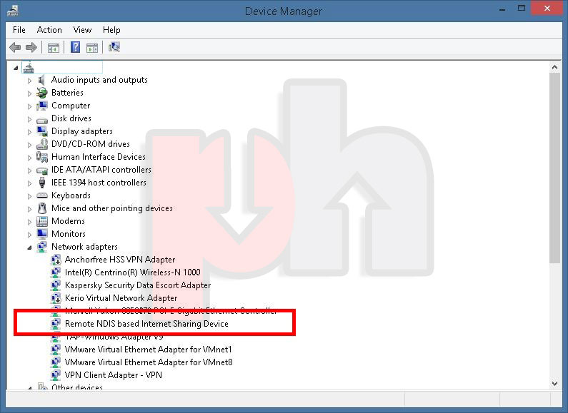 HTC Remote NDIS Based Device Driver